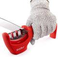 4-in-1 Kitchen Knife Accessories: 3-Stage Knife Sharpener Helps Repair by KITCHELLENCE