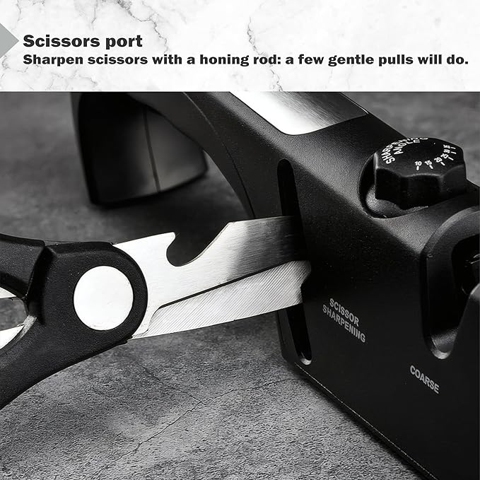 5-Angle Adjustable 10-35 Degree Professional 4-Stage Knife Sharpener, - Image 5