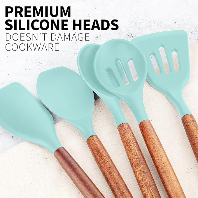 Zulay Kitchen Non-Stick Cooking Utensils Set - Image 9