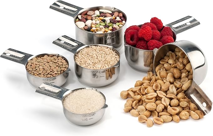 Hudson Essentials Stainless Steel Measuring Cups Set - Image 3