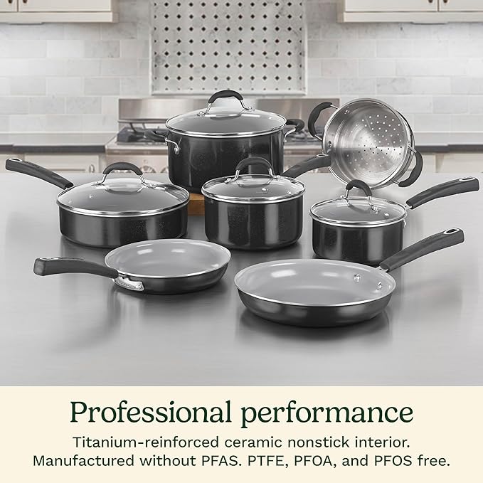Cuisinart 11-Piece Nonstick Cookware Set, Ceramica XT - Image 2