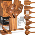 Natural Teak Kitchen Cooking Utensil Set by UmiteChef