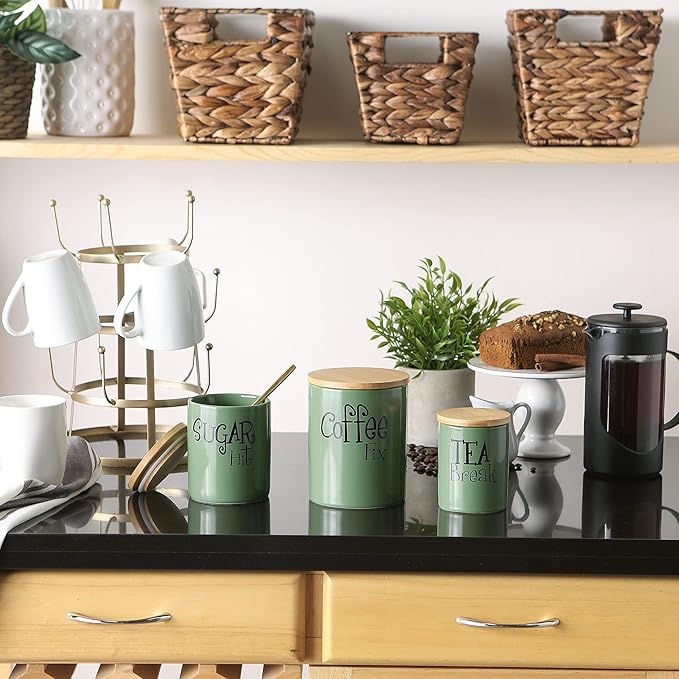 DII Kitchen Accessories Retro Collection, Canister Set, 3 Piece - Image 3