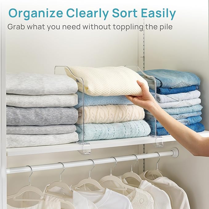 Vtopmart 12 Pack 12in Height Shelf Dividers - Image 4