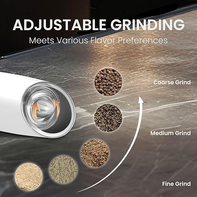 Battery Operated Salt And Pepper Grinder Set - Image 3