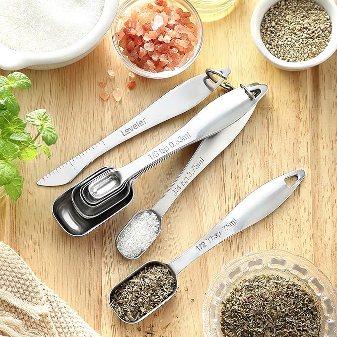 Spring Chef Stainless Steel Measuring Cups & Spoons Set of 20 - Image 8