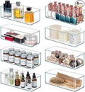 Qilinba 8 PACK Drawer Organizer Bins Bathroom Deep Drawer Silverware Organizers by QILINBA
