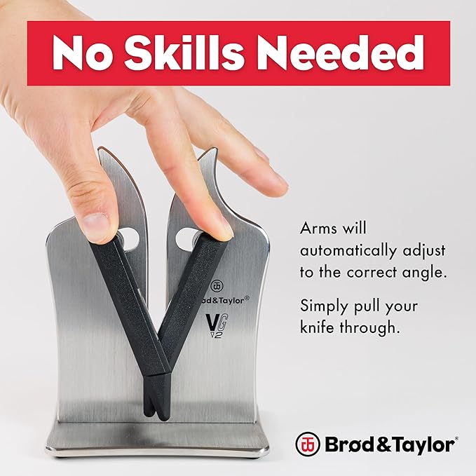 Brod & Taylor VG2 Professional Knife Sharpener | 3-Action Tungsten Carbide - Image 4