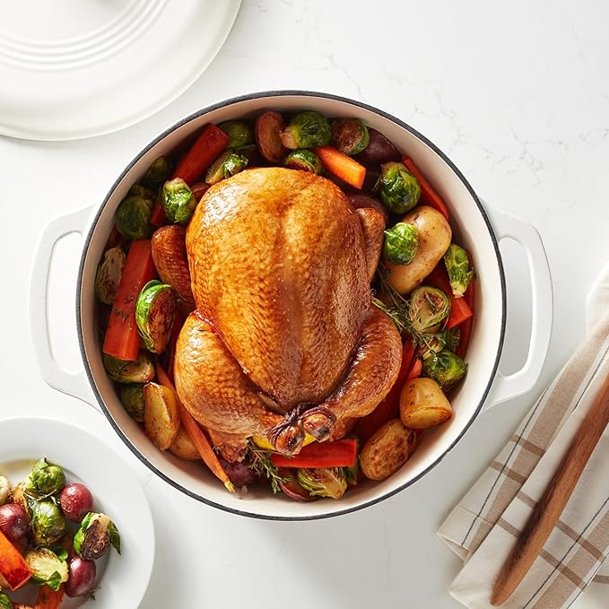 Amazon Basics Enameled Cast Iron Dutch Oven Pot - Image 7