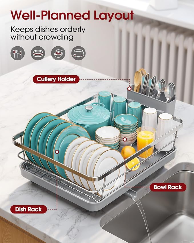 Sakugi Stainless Steel Dish Drying Rack - Image 2