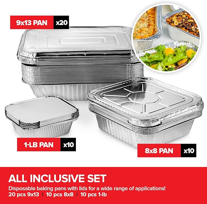 Stock Your Home Disposable Foil Pans - Image 2