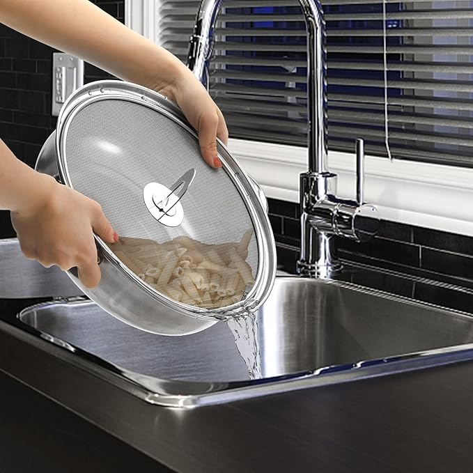Nicunom 4 Pack Splatter Screen for Frying Pan, Kitchen Oil Splatter Guard Set - Image 7