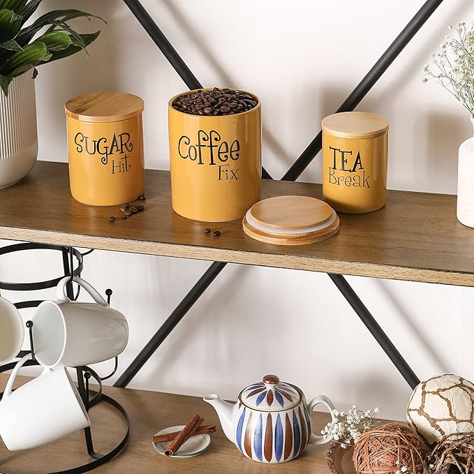 DII Kitchen Accessories Retro Collection, Canister Set, 3 Piece - Image 4