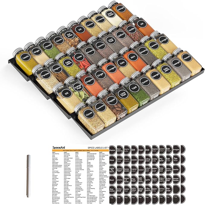 SpaceAid Spice Drawer Organizer by SpaceAid