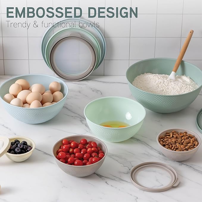 COOK WITH COLOR Mixing Bowls with Lids - Image 3