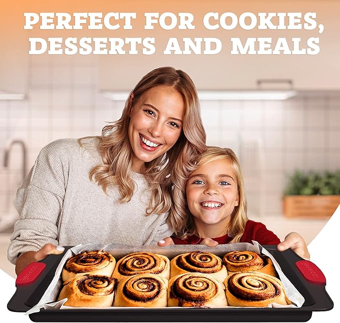Premium Non-Stick Baking Sheets Set of 3 - Image 5