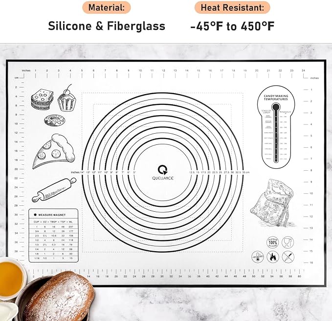 Silicone Pastry Mat, Baking Mat - Image 2