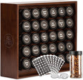 AllSpice Spice Rack Organizer, 525 Unique Labels, Countertop or Wall Mount by AllSpice