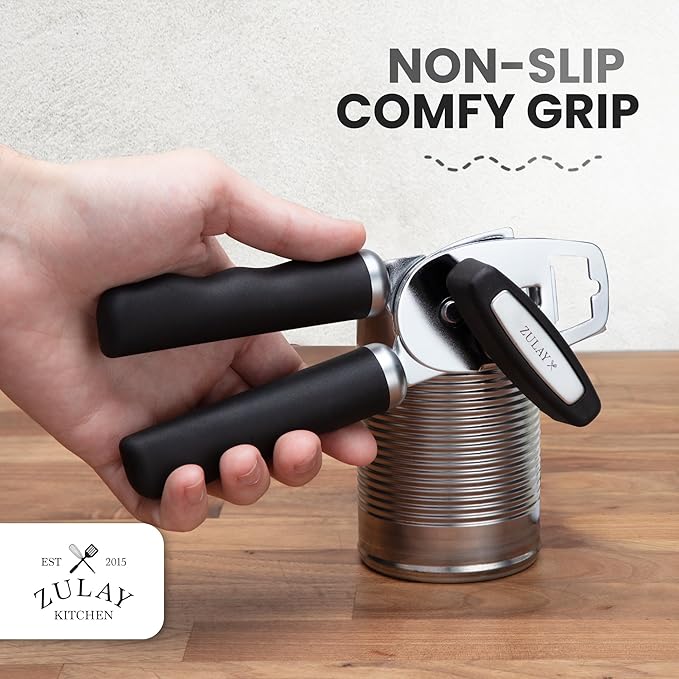 Zulay Kitchen Heavy Duty Stainless Steel Can Opener Manual - Image 5