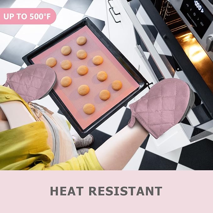 1 Pair Short Oven Mitts - Image 6