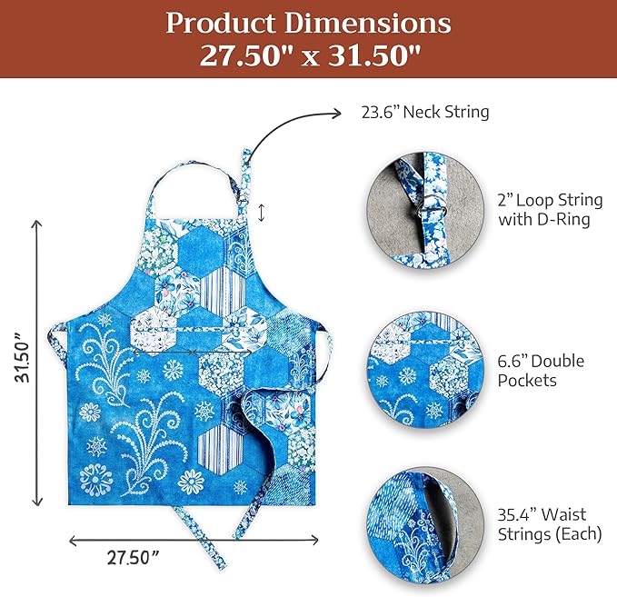 Maison d' Hermine 100% Cotton Apron - Image 7