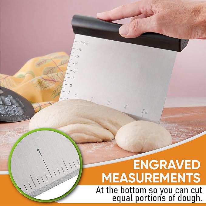 Spring Chef Dough Bench Scraper - Image 6