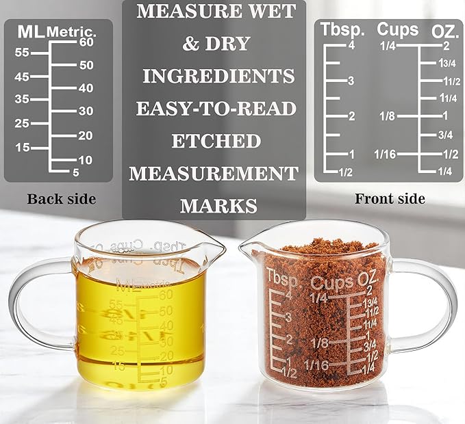 Ackers Etching Scale Measuring Glass --Made of High Borosilicate Glass Measuring - Image 3