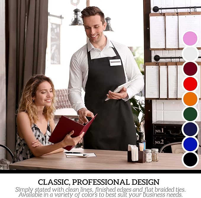 GREEN LIFESTYLE 2 Pack Chef Apron - Image 5