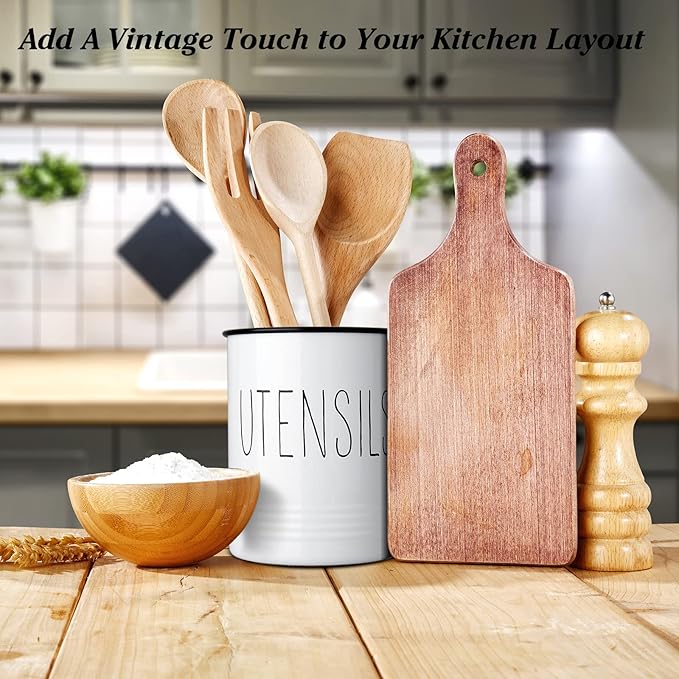 Bivvclaz Kitchen Utensil Holder, 6.7" Utensil Holder - Image 5