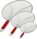 Alpha Living 60134ST Set of 3 Splatter Screens – 13", and 9.5" Stainless Steel by AlphaLiving