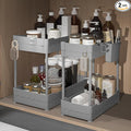 Sevenblue 2 Pack Under Sink Organizer, Under Bathroom Cabinet Organizer by Sevenblue