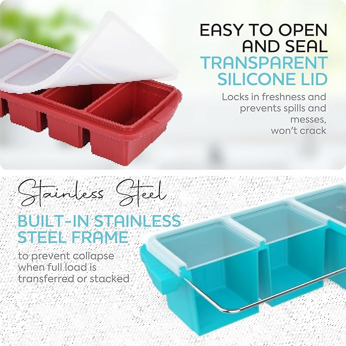 XOMOO Silicone Freezer Tray - Image 3