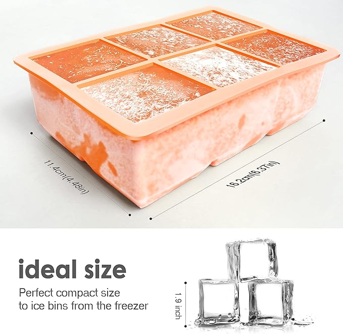Excnorm Silicone Ice Cube Trays 3 Pack - Image 3