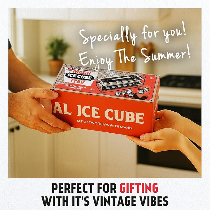 Stainless Steel Double Ice Cube Trays - Image 2