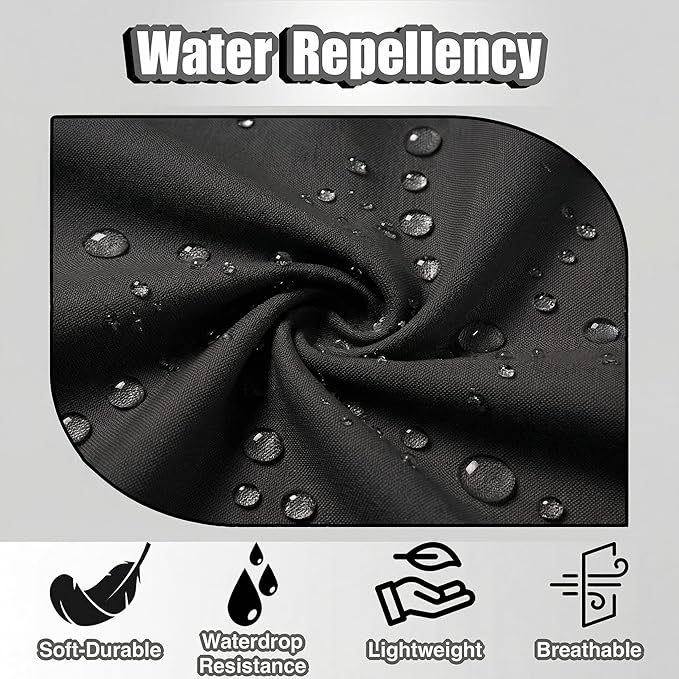 TOSHE Kitchen Apron Waterdrop Resistant Cotton Apron - Image 4