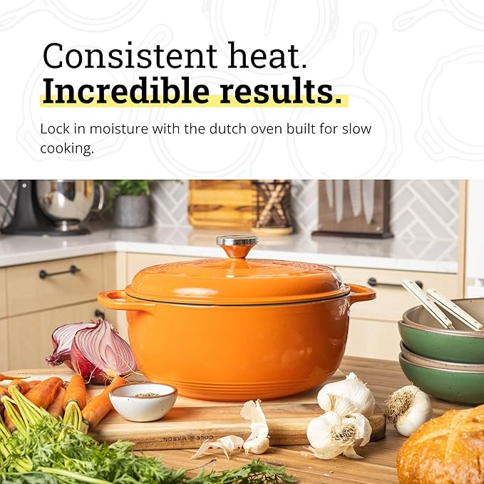 Lodge Essential Enamel Cast Iron Dutch Oven - Image 3