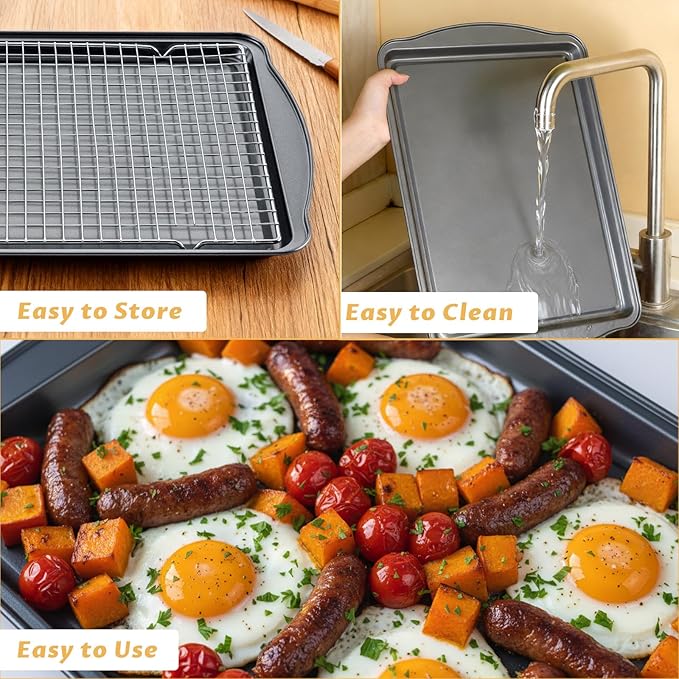 Baking Sheet with Cooling Racks - Image 7