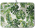 Tropical Palm Leaves Dish Drying Mat by Kwlegh