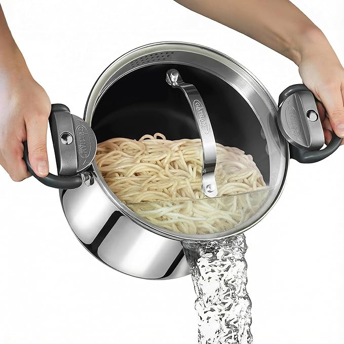 GOTHAM STEEL 8 Qt Nonstick Pasta Pot by GothamSteel