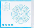 Silicone Baking Pastry Mat, Non-slip Food Grade Dough Rolling Mat by DANIADEAN