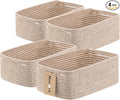 MiniArk Small Storage Baskets for Organizing | Closet Organizer Bins | Shelf by MiniArkStorageBasketsHome