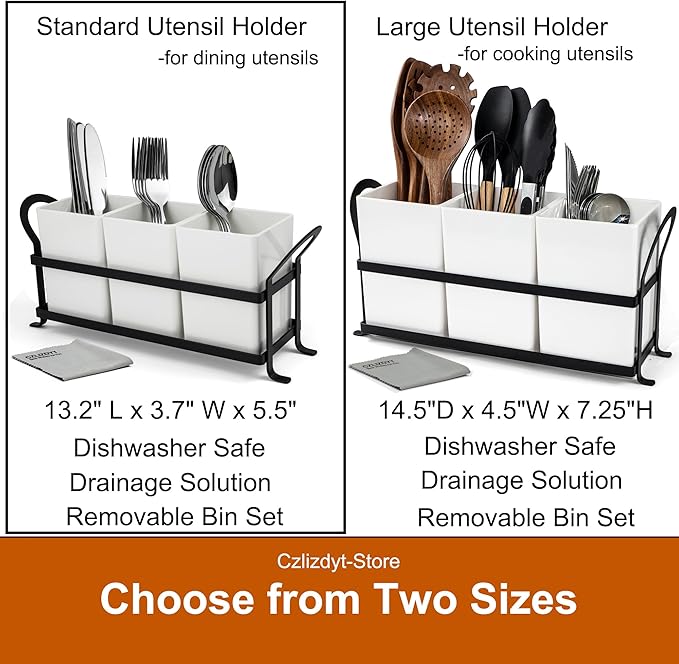Czlizdyt Cutlery Holder with Drain Holes - Image 7