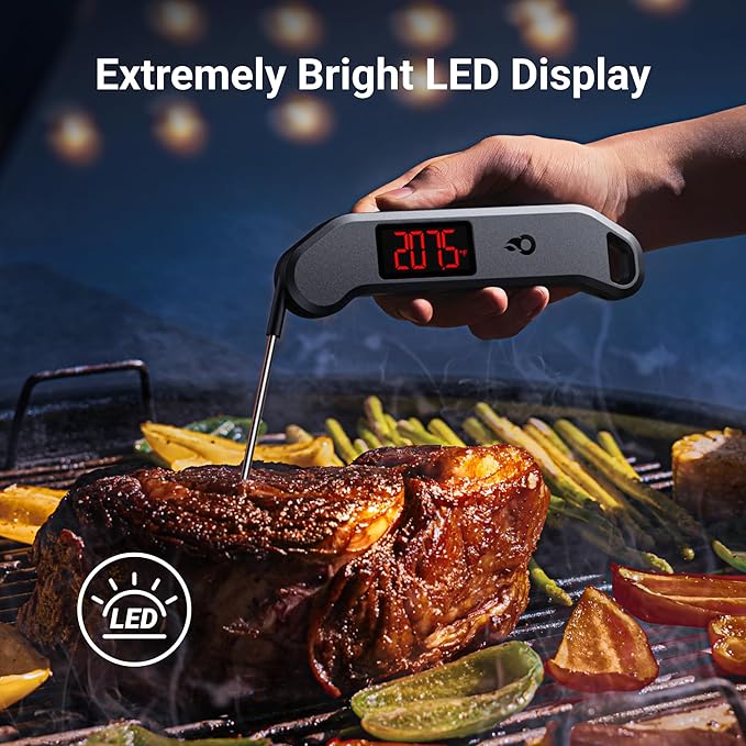 Professional Digital Meat Thermometer, 1 Sec Instant Read, ±0.5℉ Accuracy - Image 5