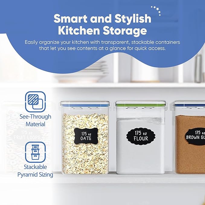 Chef's Path Large Airtight Food Storage Containers - Image 5