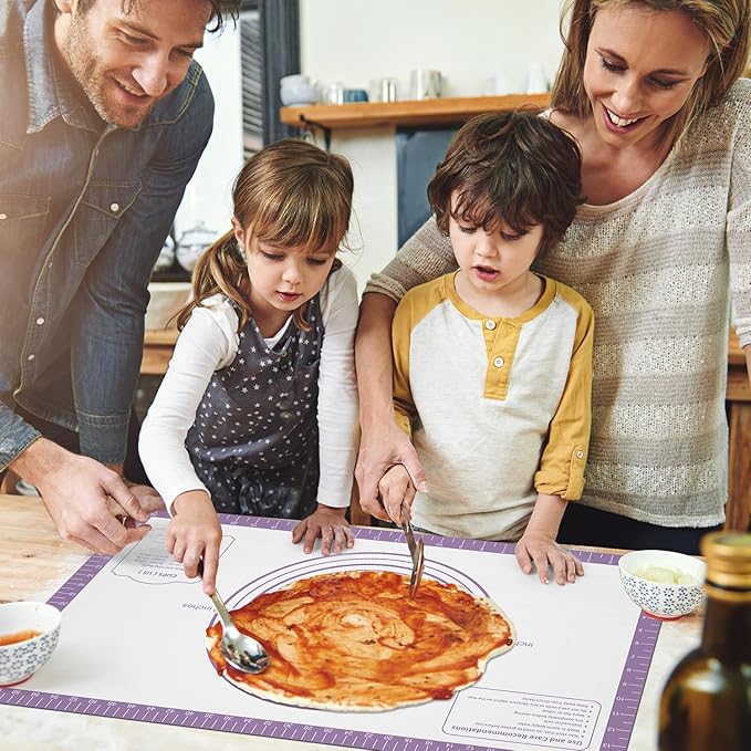 Silicone Baking Mat, Non Stick Pastry Mat Sheet - Image 6