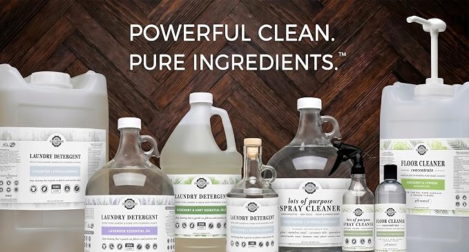 Rustic Strength Unscented Dish Soap, Gallon Plastic | High-Lathering, Concentrated,Plant-Based Formula,No Added Fragrance