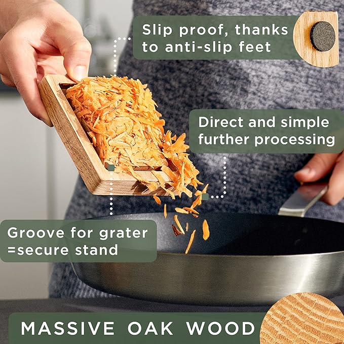 WALDWERK Premium Grater with Etched Stainless Steel Blades - Image 3