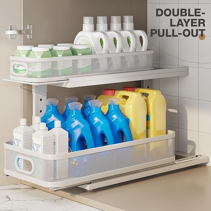 2 Pack 21IN-Depth Under Sink Organizer - Image 4
