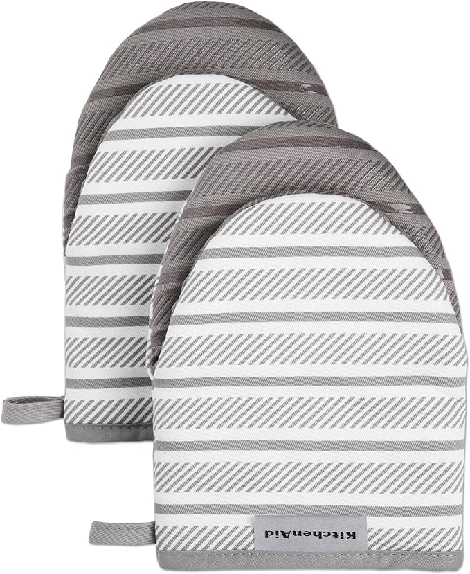 KitchenAid Albany Mini Oven Mitt 2-Pack Set by KitchenAid