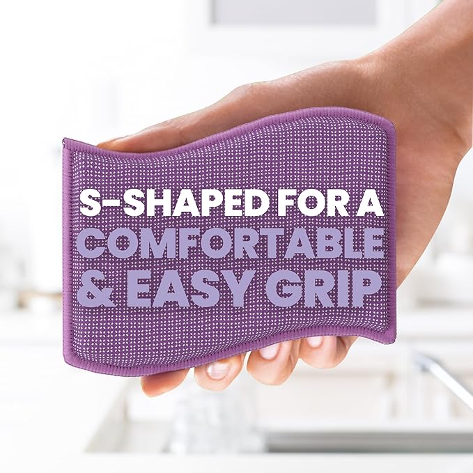 Scotch-Brite Dobie Stay Clean Scrubbers, Non-Scratch Dual-Sided Dish Sponges - Image 7